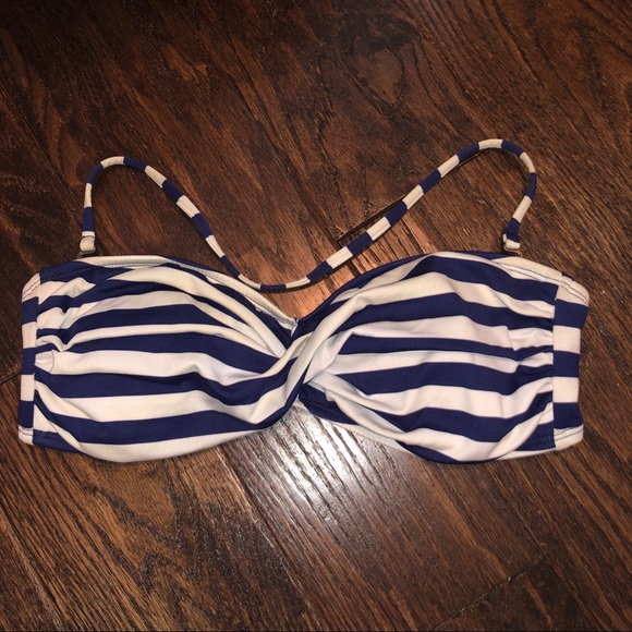 striped bandeau bikini - Picture 1 of 3